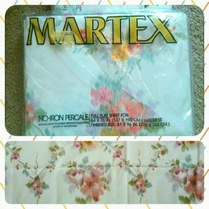 Vtg Martex Full Flat And 2 Cases